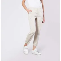 MAC Chino Turn Up aus beigem Stretch Gabardine-D36