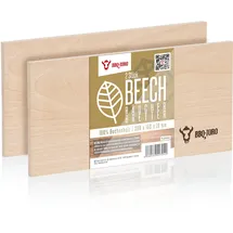 BBQ-Toro Räucherbrett 30 x 15 cm Holz beige