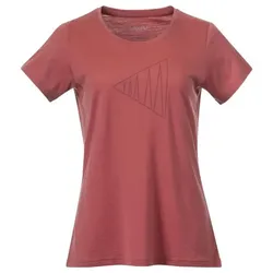 Bergans Vaagaa Adventure Merino Tee Women rusty dust/rusty dust triangle (25602) XL