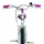 Rezzak 20 Zoll RH 31 cm Weiß/Pink