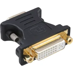 InLine DVI-A Adapter - Analog 24+5 Buchse auf 15pol HD Stecker (VGA) - vergoldet