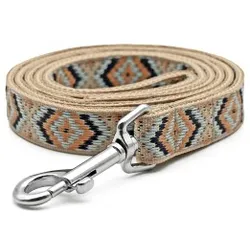 THE DOG IDEA Boho-Chic Hundeleine Mokka 1,2 m