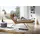 W.Schillig Relaxliege daily dreams Leder/Polyester 75 x 91 x 170 cm Gelb mit Kissen