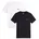 T-Shirt mit Label-Print im 2er-Pack Black XL