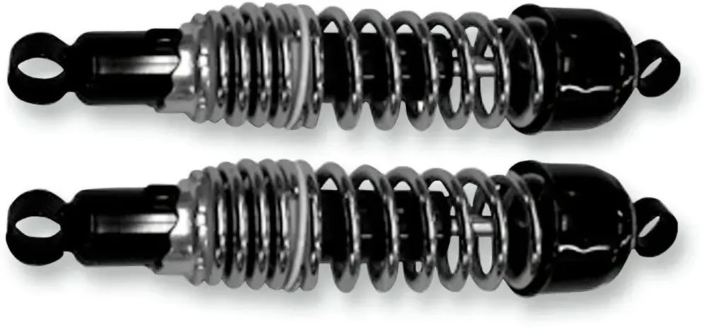 Emgo Eye/eye Ducati Gt 750 73-75/honda Cb 1000 C 83/cb 650 Sc 83-85 Set Hintere Stoßdämpfer - Black / Chrome / Gloss - One Size