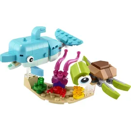 LEGO Creator 3 in 1 Delfin und Schildkröte 31128