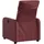 vidaXL Relaxsessel Weinrot Kunstleder 50 x 76,5 x 0 cm Rot mit Liegeposition