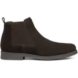 GEOX Herren Uomo Claudio A Ankle Boot, DK Coffee, 46 EU