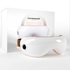 Aspria Augenmassagegerät mit Wärme Vibration Kompression, 5 Modi, Musik, wiederaufladbar, Eye Massager Augenbrille für Weihnachten