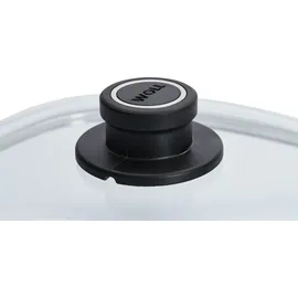 WOLL Sicherheitsglasdeckel oval 38 x 28,4 cm transparent mit Entlüftungsfunktion