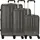 check.in London 2.0 Koffer-Set 3-tlg. carbon/schwarz