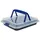 Testrut axentia Kuchenblech Auflaufform mit Deckel Kuchenbackform Kuchenbackblech, (42 x 29 cm Backblech, Backofenblech + Transparenter Deckel mit Griffen), Transporthaube mit 2 praktischen Tragegriffen 42 cm x 29 cm