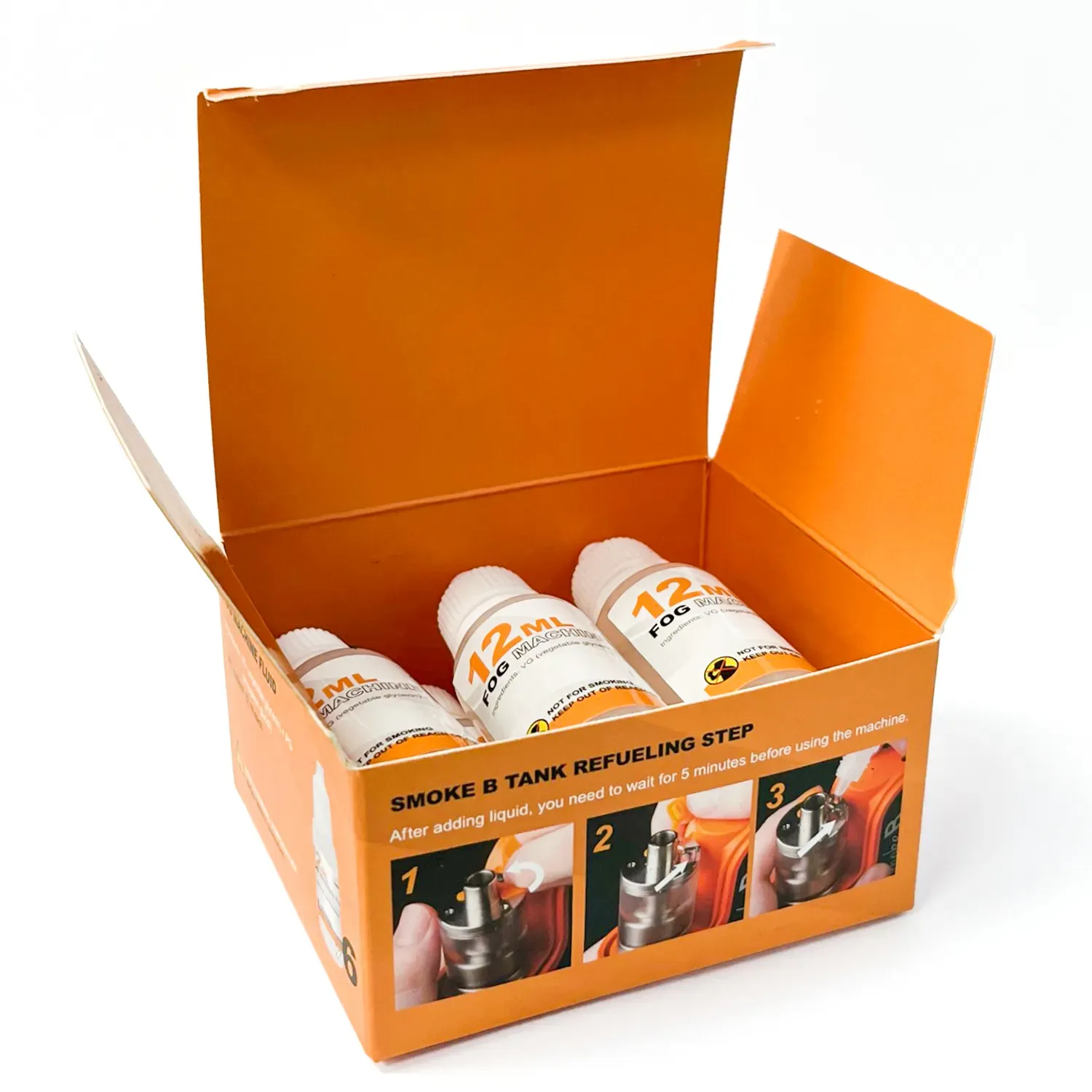 Lensgo SmokeS Fog Nebelmaschine + 6x 12ml Nebel-Flüssigkeit