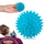 Neo-Sport Igelball Massageball Faszienball Noppenball Selbstmassage Ball Mit Noppen Massage 7,5 cm Hart Wasserdicht Pflegeleicht Verformungsbeständig Füße Rücken Nacken Stressabbau Entspannung Blau