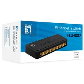 LevelOne FEU-0812 - Unmanaged Fast Ethernet (10/100)