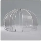 astreea Pavillon Igloo Plus Model XL rund mit UV-Polycarbonat Paneelen, Aluminium-Gestell entwickelt aus der Luft- und Raumfahrttechnik 484 cm