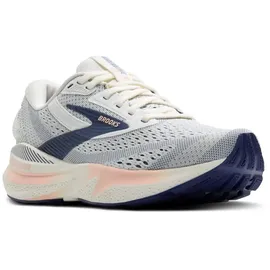 Brooks Adrenaline GTS 24 schmal Damen Grey/Blue Ribbon/Peach 38,5
