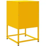 vidaXL Nachtschrank Senfgelb 36 x 39 x 60,5 cm Stahl