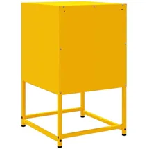 vidaXL Nachtschrank Senfgelb 36 x 39 x 60,5 cm Stahl