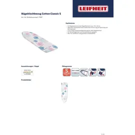 Leifheit Bügeltischbezug Cotton Classic S