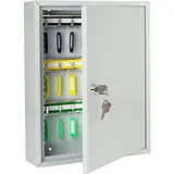HMF 13542-07 Schlüsselschrank 42 Haken, 35 x x 8 cm, lichtgrau