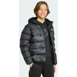 adidas Synthetic Down Allover Print Jacke Schwarz 140