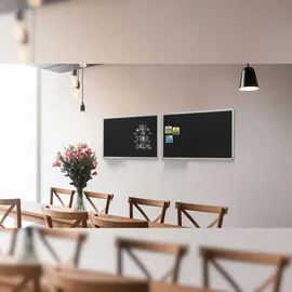 ALLboards Kreidetafel 90x60 cm, Alurahmen