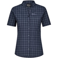 Jack Wolfskin Norbo S/S Shirt W, night blue checks