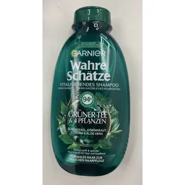 Garnier Wahre Schätze Vitalisierendes Shampoo Grüner Tee & 4 Pflanzen