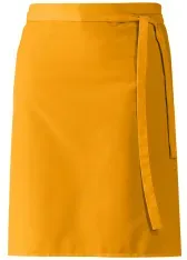 Leiber Vorbinder Schürze, ca. 60 x 80 cm, unisex 11/262/81 , Farbe: mango, Größe 34