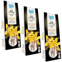 Fresh & More Duftvasen Magic Vanille & Wild Forest Wood 3er-Set 105 ml