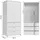 mokebo Drehtürenschrank Der Grenzenlose 90 x 187 x 58 cm Weiß