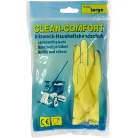 AMPri Handelsgesellschaft mbH Ampri CLEAN-COMFORT Latex-Haushaltshandschuhe puderfrei, verschiedene Farben L blau