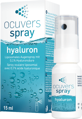 Ocuvers spray hyaluron Augenspray mit Hyaluron 15 ml