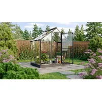 Vitavia Gewächshaus Triton 2500 Schwarz 2,6 m2 inkl. Fundament