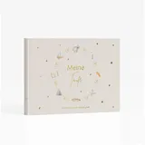 MeinBaby123 MeinBaby123® Taufbuch Meine Taufe | Taufbuch | Geschenk zur Taufe | Taufgeschenke Jungen & für Mädchen | Erinnerungsbuch Taufe | Taufe Deko - vergoldetes Cover