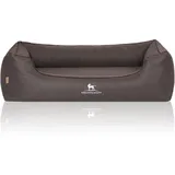 Knuffelwuff Hundebett Wippo Orthopädisch Velours XXL 120 x 85cm Schwarz