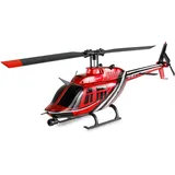 AMEWI RC-Hubschrauber Bell 206 Jet Ranger 6CH RTF rot schwarz