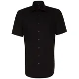 Seidensticker Herren Hemd Kurzarm 001001/003001 black 38