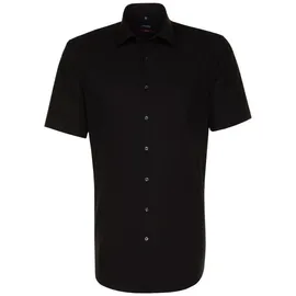 Seidensticker Herren Hemd Kurzarm 001001/003001 black 38