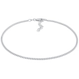 Elli Elli Fußschmuck Panzer Kette Basic Zeitlos 925 Silber Fußketten Damen