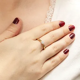 Diamonds by Ellen K. Gold 585 zweifarbig mit Diamant 0,25ct.