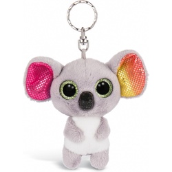 NICI, Unisex, Schlüsselanhänger, Schlenker Koala Miss Crayon 9cm Schlüsselanhänger, Grau, Mehrfarbig