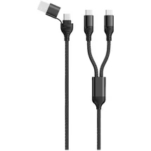 2Go USB-A auf USB-C 1,2 m Schwarz