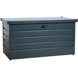 ESTEXO Metall Auflagenbox Kissenbox Gartentruhe Gartenbox Aufbewahrungsbox Anthrazit