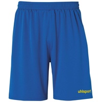 Uhlsport Center II Shorts ohne Innenslip azurblau/limonengelb 152