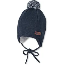 Sterntaler Kid's OCS Strickmütze Pompon Blau 43 cm