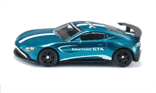SIKU 1577 - Aston Martin Vantage GT4, Long Beach Blue Metallic Lackierung