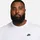 Nike Sportswear Club Kurzarm-T-Shirt White / Black 2XL Regular