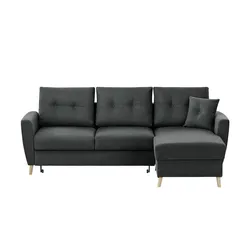 Ecksofa  Carla ¦ grau ¦ Maße (cm): B: 230 H: 93 T: 159